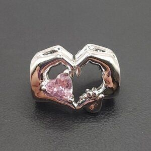 Family Heart Hands‎ Charm (NWOT)